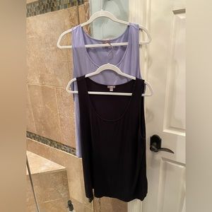 J.Jill Wearever Tanks. Sold as a set. Size XL. Gently worn.